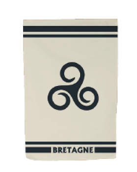 Geschirrtuch Beige - Handtuch - Bretagne - bretonisch